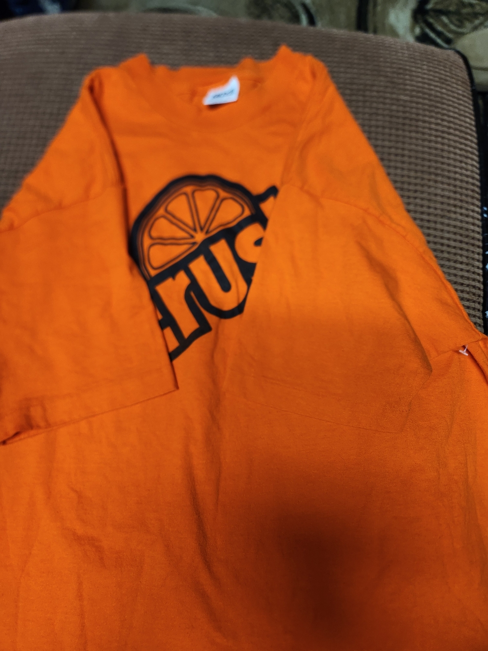Anvil Orange Crush Logo Short Sleeve Tee - Picture 6 of 10